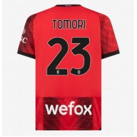 AC Milan Fikayo Tomori #23 Domáci futbalový dres 2023-24 Krátky Rukáv
